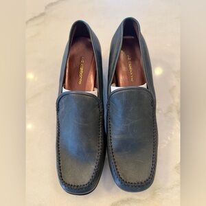 Liz Claiborne Women's Black Leather Loafers